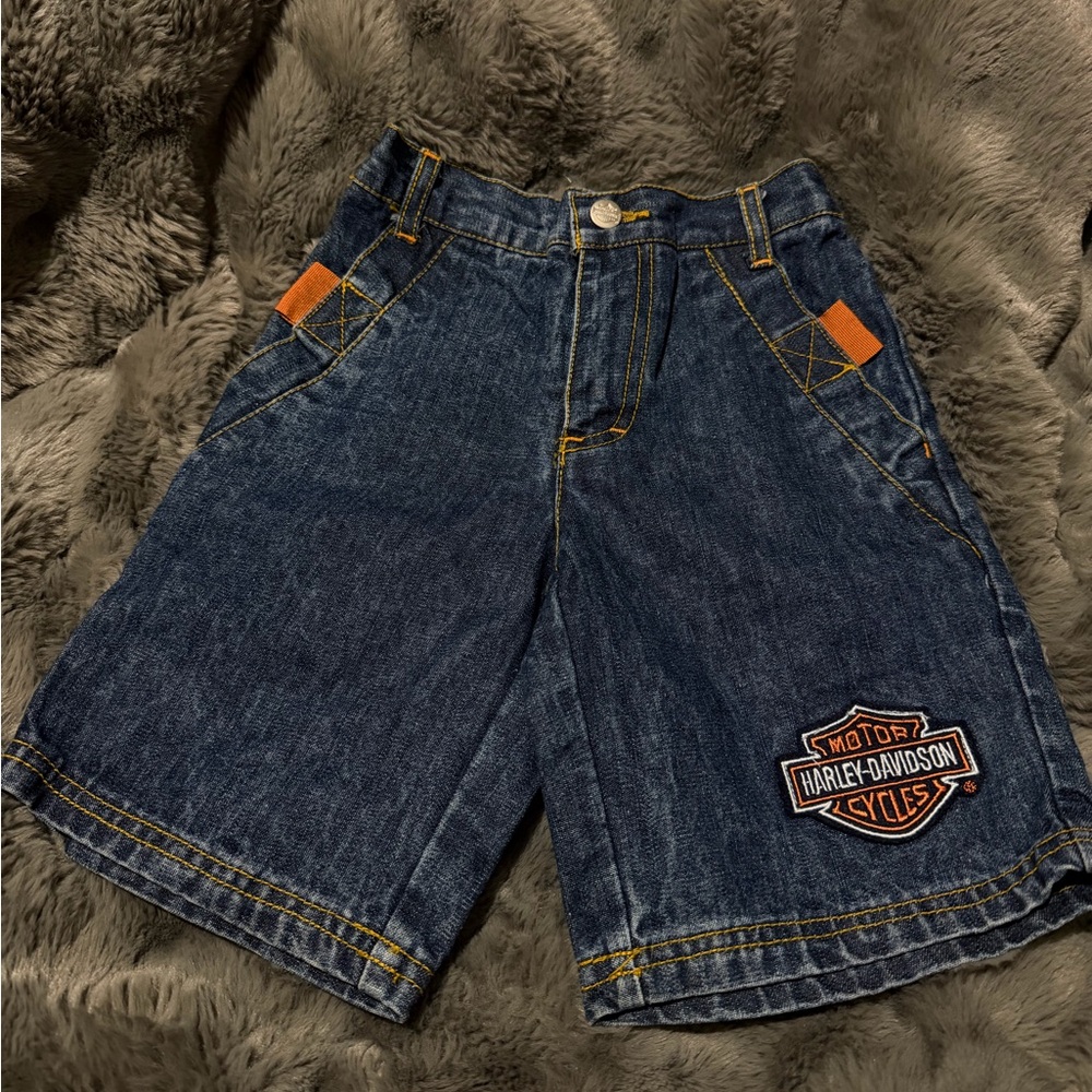 Harley-Davidson Kids Denim Shorts